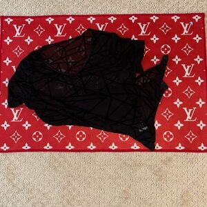 Ladies mesh black body suit